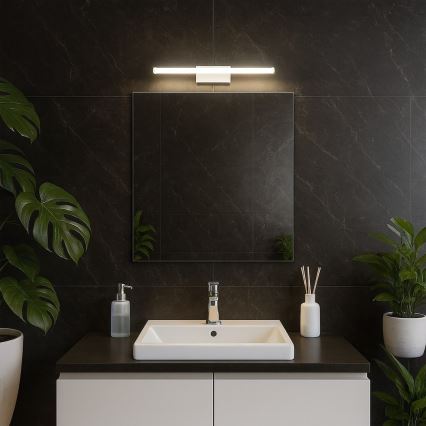 LED kopalniška osvetlitev za ogledalo MIRORE, LED/5W/230V, 30 cm, IP44, bela