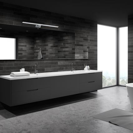 LED kopalniška osvetlitev za ogledalo SHINE LED/15W/230V 80 cm IP44 sijajni krom