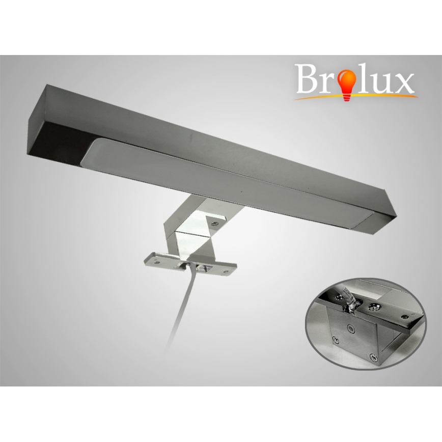LED kopalniška razsvetljava za ogledalo ENGIS LED/7,2W/230V 30 cm IP44 sijajni krom