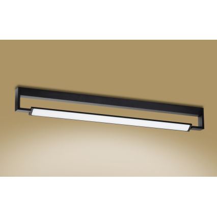 LED Kopalniška stenska svetilka DEKSTER LED/36W/230V IP44 črna