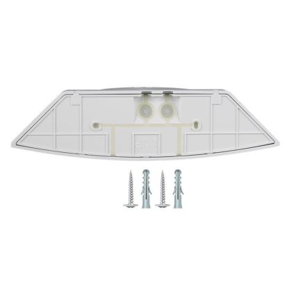 LED Kopalniška stenska svetilka s senzorjem LED/10W/230V 4000K IP54 bela