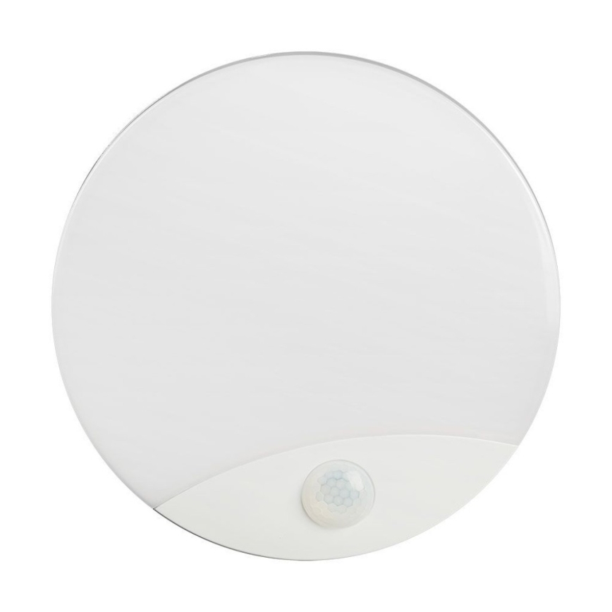 LED Kopalniška stenska svetilka s senzorjem SAMSUNG CHIP LED/15W/230V 3000/4000/6000K IP44 bela