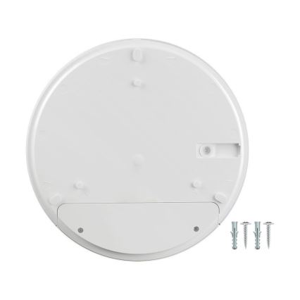 LED Kopalniška stenska svetilka s senzorjem SAMSUNG CHIP LED/15W/230V 3000/4000/6000K IP44 bela