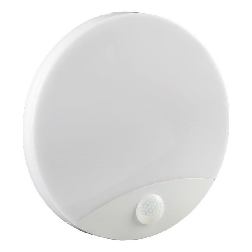 LED Kopalniška stenska svetilka s senzorjem SAMSUNG CHIP LED/15W/230V 3000/4000/6000K IP44 bela