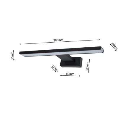 LED Kopalniška stenska svetilka SHINE 1xLED/7W/230V IP44