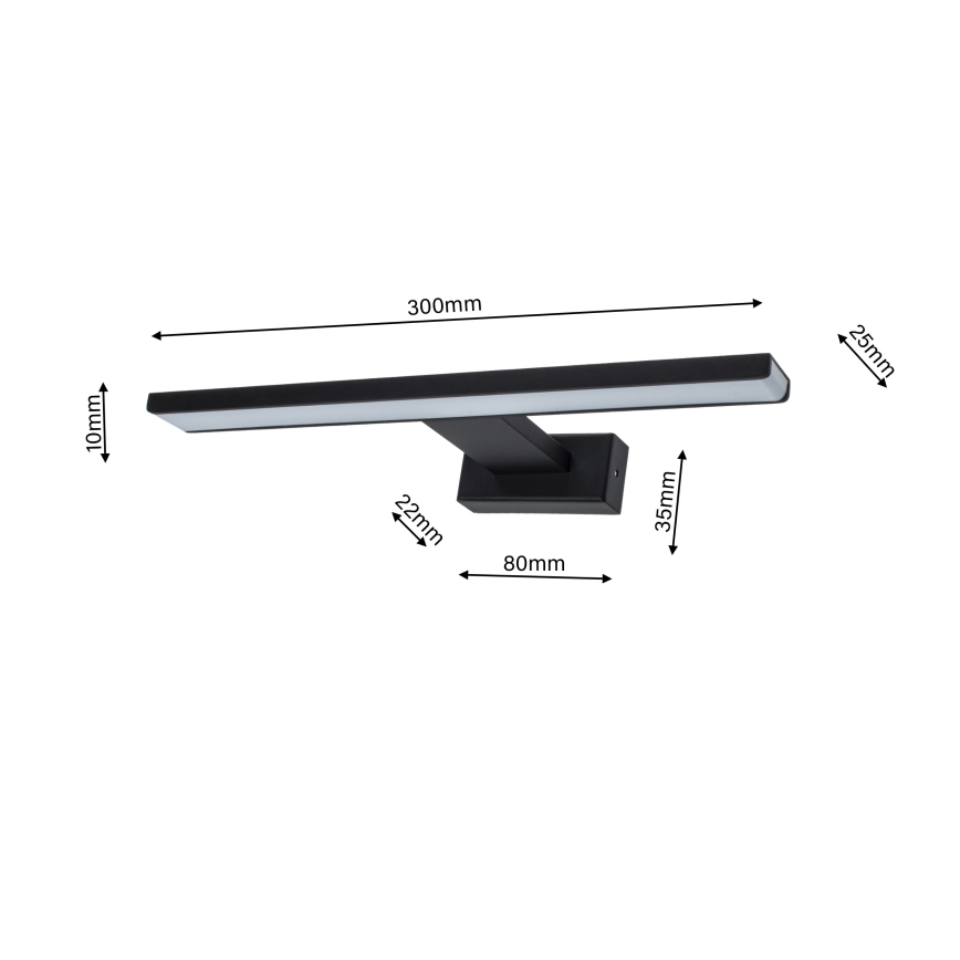 LED Kopalniška stenska svetilka SHINE 1xLED/7W/230V IP44