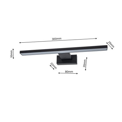 LED Kopalniška stenska svetilka SHINE 1xLED/7W/230V IP44