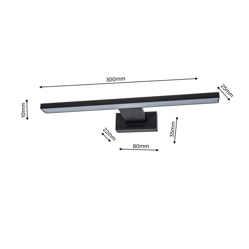 LED Kopalniška stenska svetilka SHINE 1xLED/7W/230V IP44