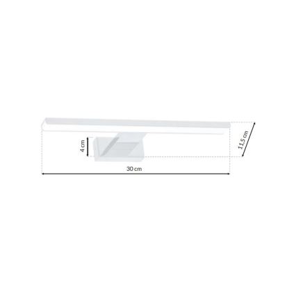 LED Kopalniška stenska svetilka SHINE 1xLED/7W/230V IP44