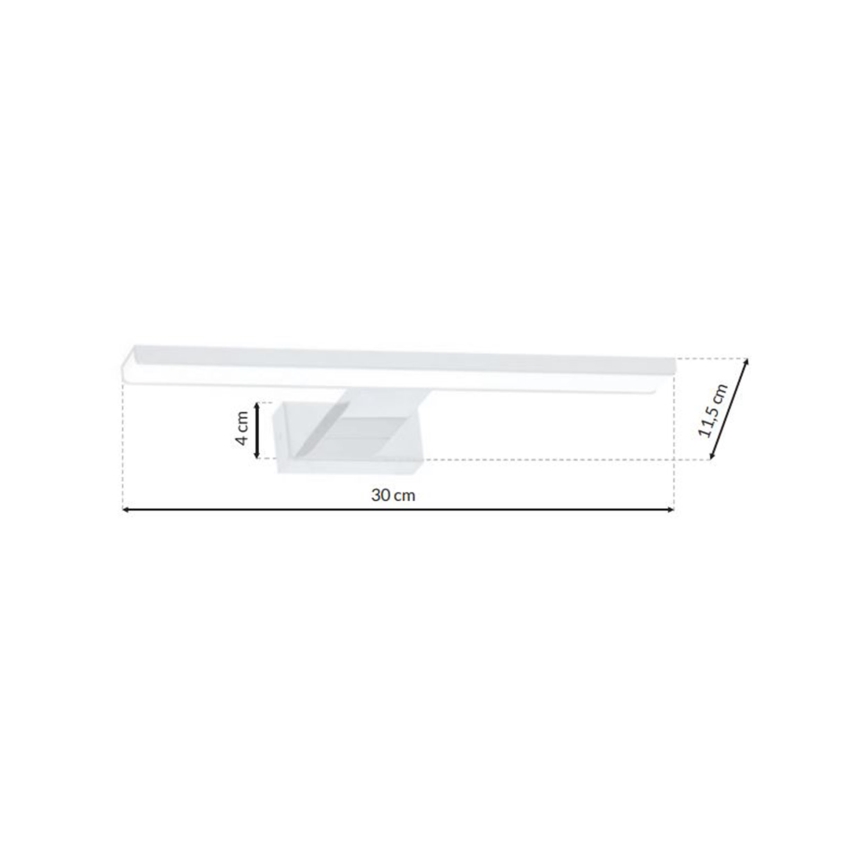 LED Kopalniška stenska svetilka SHINE 1xLED/7W/230V IP44
