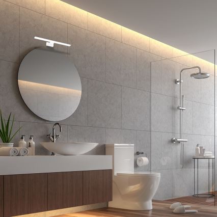 LED kopalniška stenska svetilka SHINE LED/7W/230V 30 cm IP44 bela