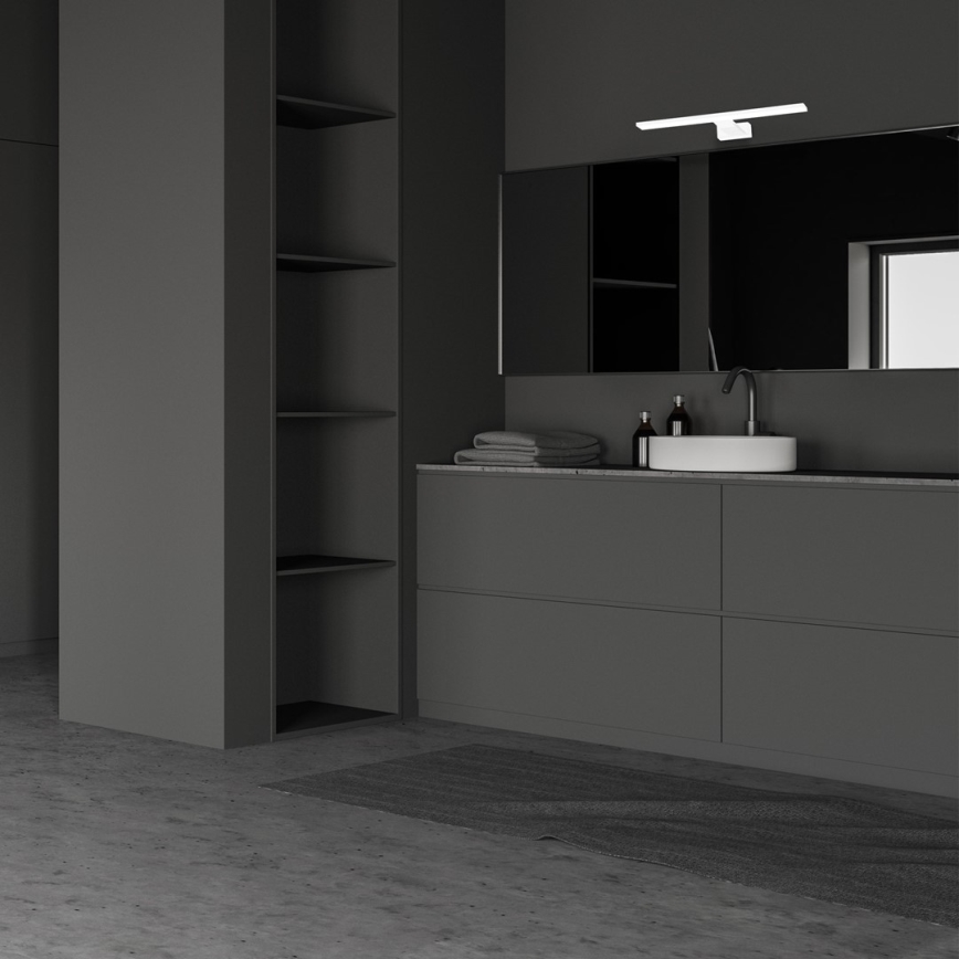 LED kopalniška stenska svetilka SHINE LED/7W/230V 30 cm IP44 bela