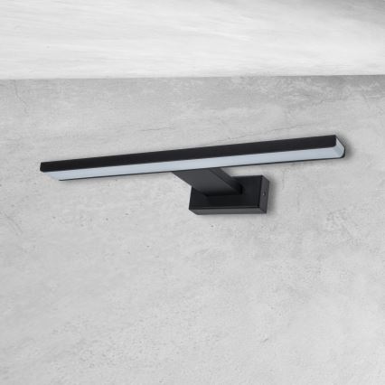 LED kopalniška stenska svetilka SHINE LED/7W/230V 30 cm IP44 črna