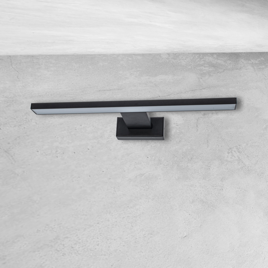 LED kopalniška stenska svetilka SHINE LED/7W/230V 30 cm IP44 črna