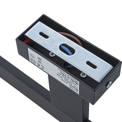 LED kopalniška stenska svetilka SHINE LED/7W/230V 30 cm IP44 črna