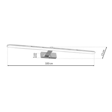LED Kopalniška stenska svetilka SPLASH 1xLED/21W/230V