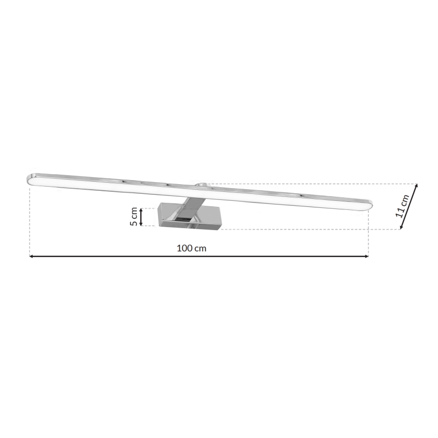 LED Kopalniška stenska svetilka SPLASH 1xLED/21W/230V