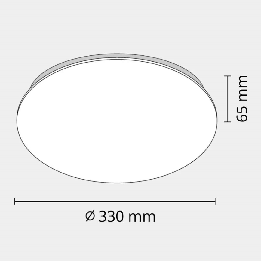 LED Kopalniška stropna svetilka ADAR LED/17W/230V IP44 4000K