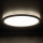 LED Kopalniška stropna svetilka AZPO LED/11,8W/230V pr. 22,5 cm IP54 črna