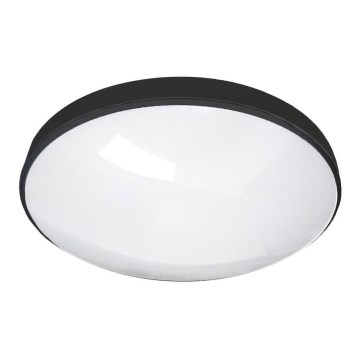 LED Kopalniška stropna svetilka CIRCLE LED/12W/230V 4000K pr. 25 cm IP44 črna