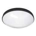 LED Kopalniška stropna svetilka CIRCLE LED/24W/230V 4000K pr. 37 cm IP44 črna