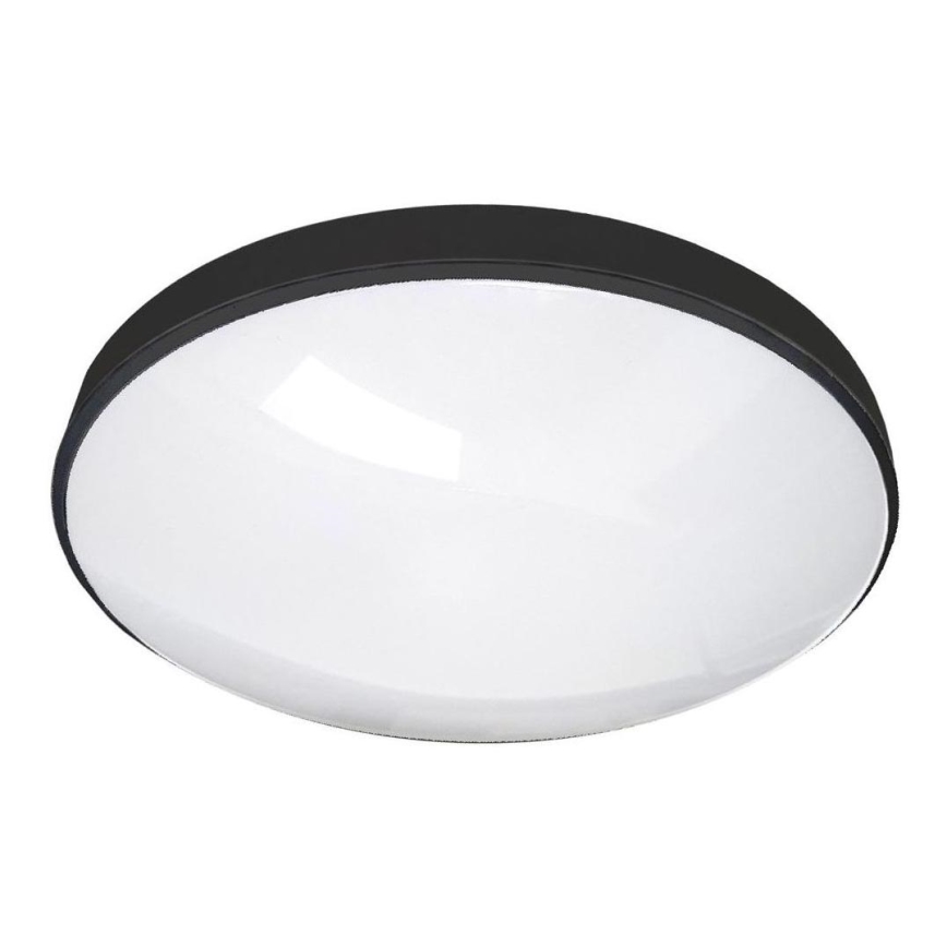 LED Kopalniška stropna svetilka CIRCLE LED/24W/230V 4000K pr. 37 cm IP44 črna