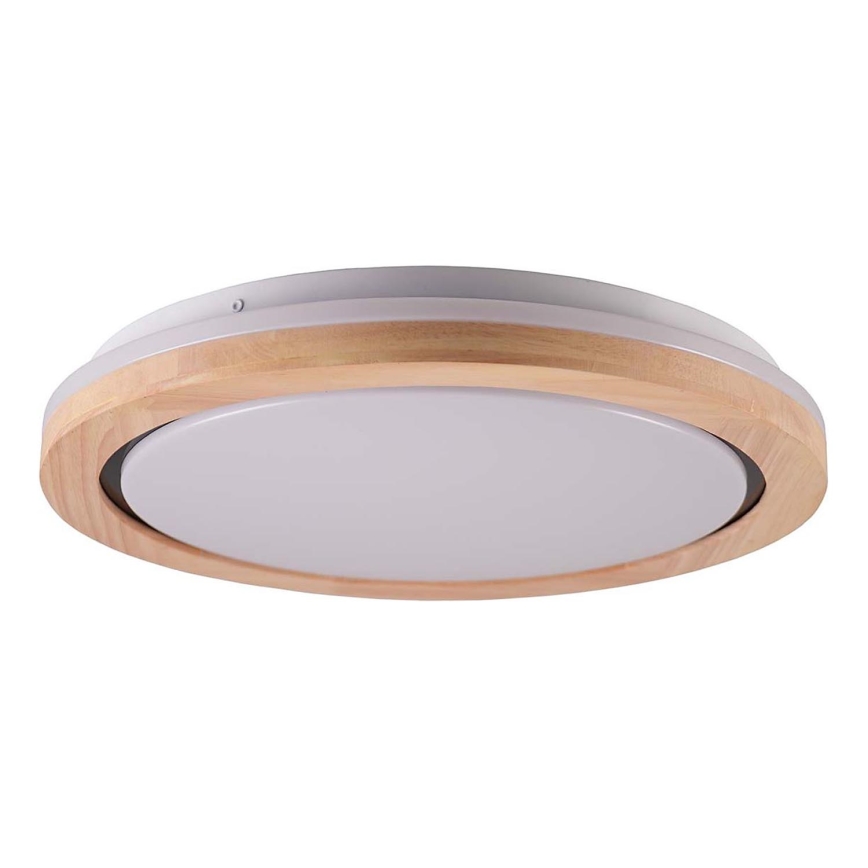LED Kopalniška stropna svetilka DAREK LED/24W/230V pr. 39 cm IP44 hrast