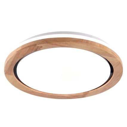 LED Kopalniška stropna svetilka DAREK LED/24W/230V pr. 39 cm IP44 hrast