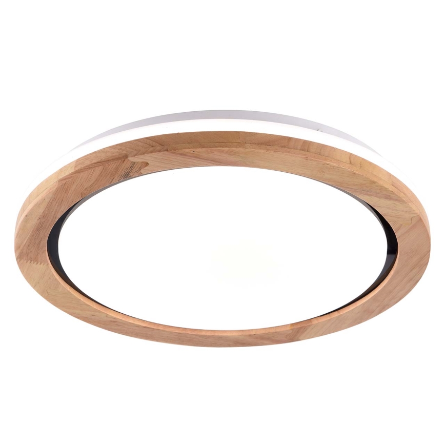 LED Kopalniška stropna svetilka DAREK LED/24W/230V pr. 39 cm IP44 hrast