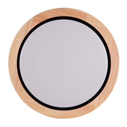 LED Kopalniška stropna svetilka DAREK LED/24W/230V pr. 39 cm IP44 hrast