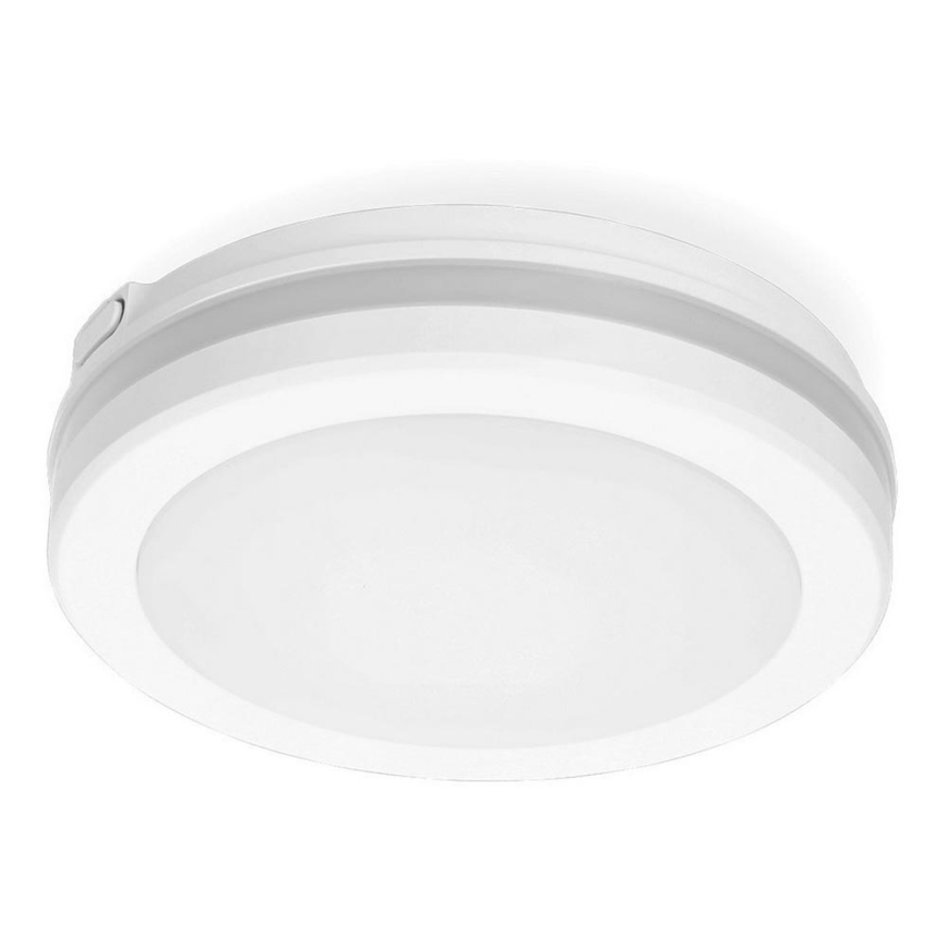 LED Kopalniška stropna svetilka LED/12W/230V 3000/4000/6500K IP65 pr. 20 cm bela