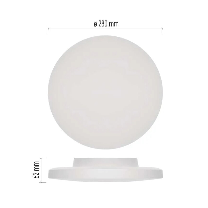 LED Kopalniška stropna svetilka LED/15W/230V 3000/4000/5700K IP55 bela