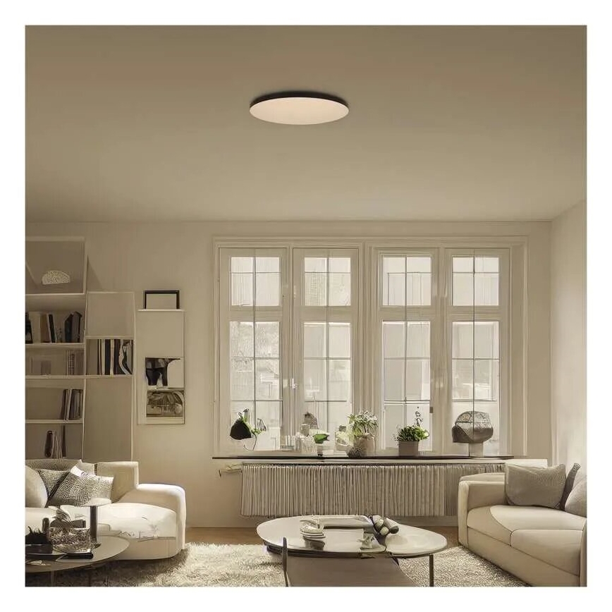 LED Kopalniška stropna svetilka LED/18W/230V 3000/4000/5700K IP55 črna