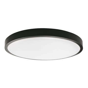 LED Kopalniška stropna svetilka LED/18W/230V 3000K IP44 pr. 22,5 cm črna