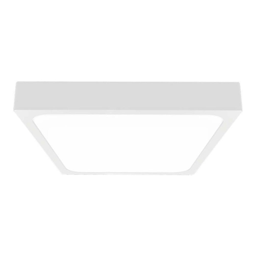 LED Kopalniška stropna svetilka LED/18W/230V 6500K IP44 22,5x22,5 cm bela