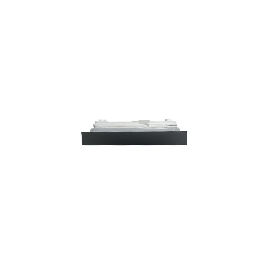 LED Kopalniška stropna svetilka LED/18W/230V 6500K IP44 22,5x22,5 cm črna