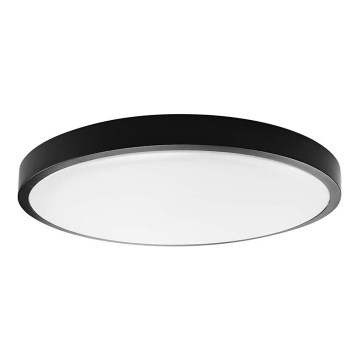 LED Kopalniška stropna svetilka LED/24W/230V 3000K IP44 črna