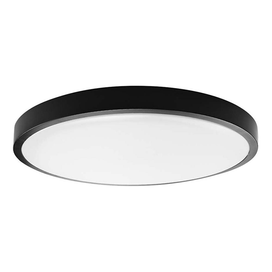 LED Kopalniška stropna svetilka LED/24W/230V 6500K IP44 pr. 29,5 cm črna