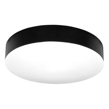 LED Kopalniška stropna svetilka MAKARON LED/50W/230V 3000/4000/6000K pr. 50 cm IP44 črna