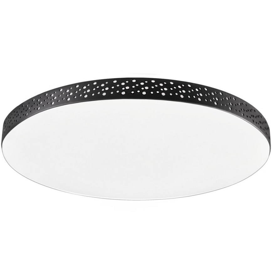 LED Kopalniška stropna svetilka MOON LED/18W/230V črna IP44