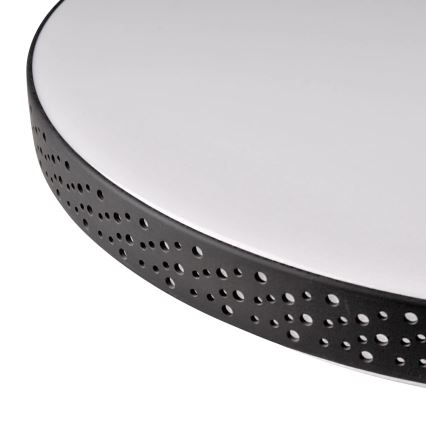 LED Kopalniška stropna svetilka MOON LED/18W/230V črna IP44
