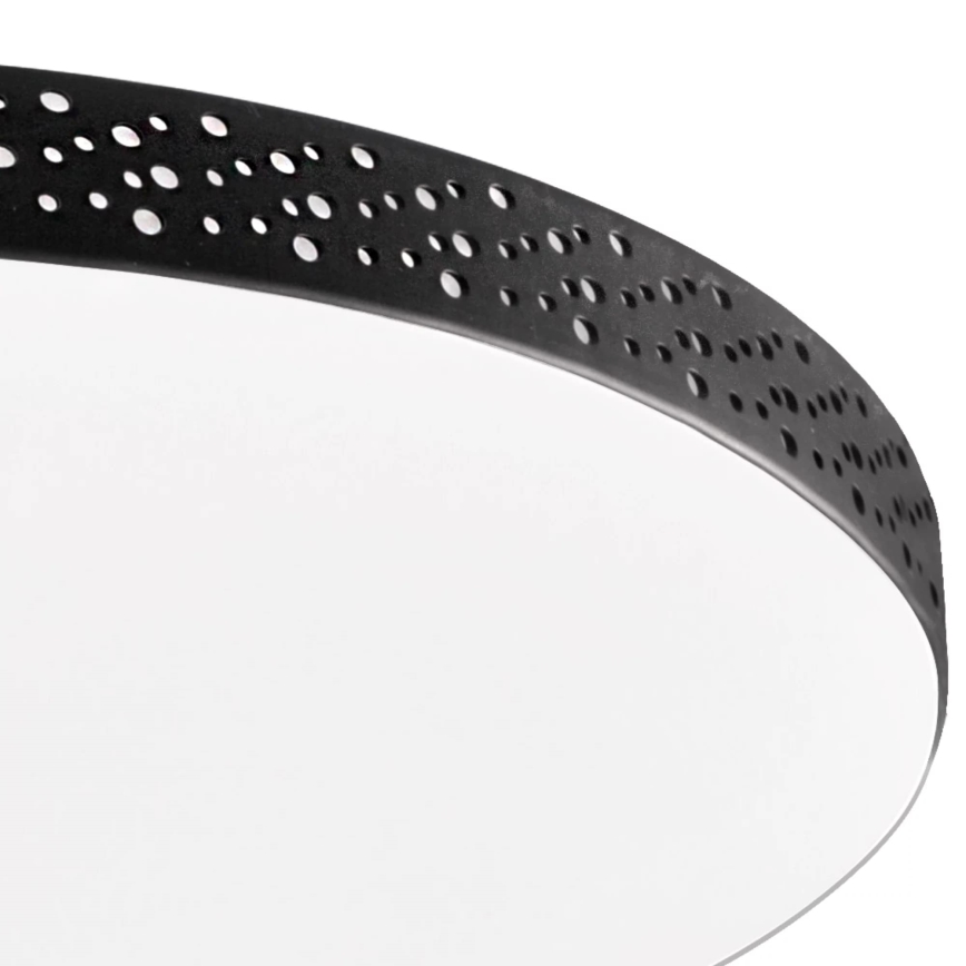 LED Kopalniška stropna svetilka MOON LED/18W/230V črna IP44