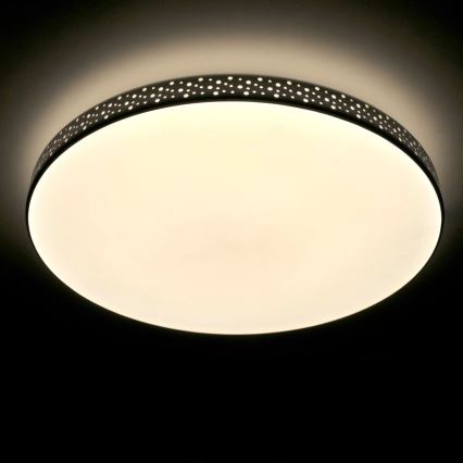 LED Kopalniška stropna svetilka MOON LED/18W/230V sijajni krom IP44