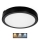LED Kopalniška stropna svetilka NAIROS LED/18W/230V 3000/4000/6500K IP65 pr. 30 cm črna