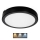 LED Kopalniška stropna svetilka NAIROS LED/24W/230V 3000/4000/6500K IP65 pr. 30 cm črna