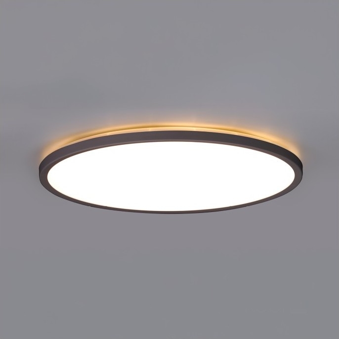 LED Kopalniška stropna svetilka NIVERA LED/12W/230V IP54 3000/4000/6000K pr. 22,5 cm črna