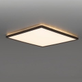 LED Kopalniška stropna svetilka NIVERA LED/18W/230V IP54 3000/4000/6000K 30x30 cm črna