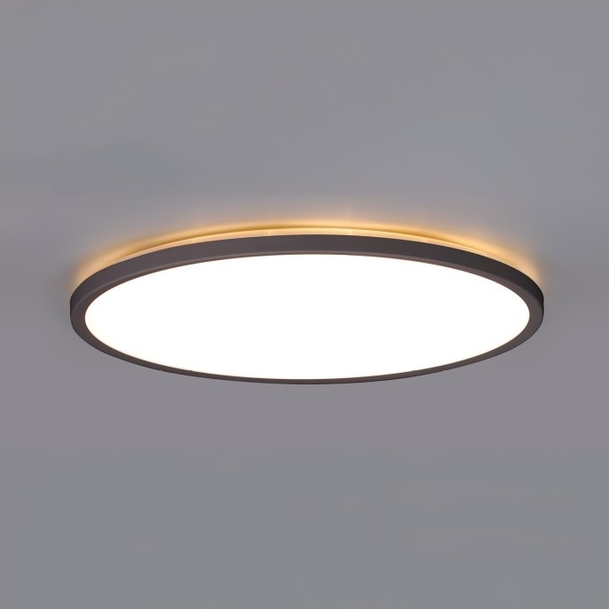LED Kopalniška stropna svetilka NIVERA LED/18W/230V IP54 3000/4000/6000K pr. 30 cm črna