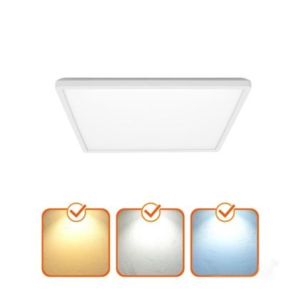LED Kopalniška stropna svetilka NIVERA LED/24W/230V IP54 3000/4000/6000K 30x30 cm bela