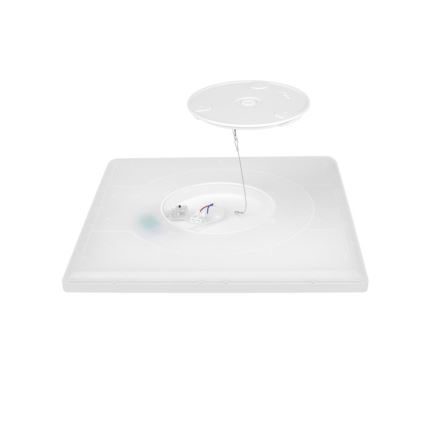 LED Kopalniška stropna svetilka NIVERA LED/24W/230V IP54 3000/4000/6000K 30x30 cm bela